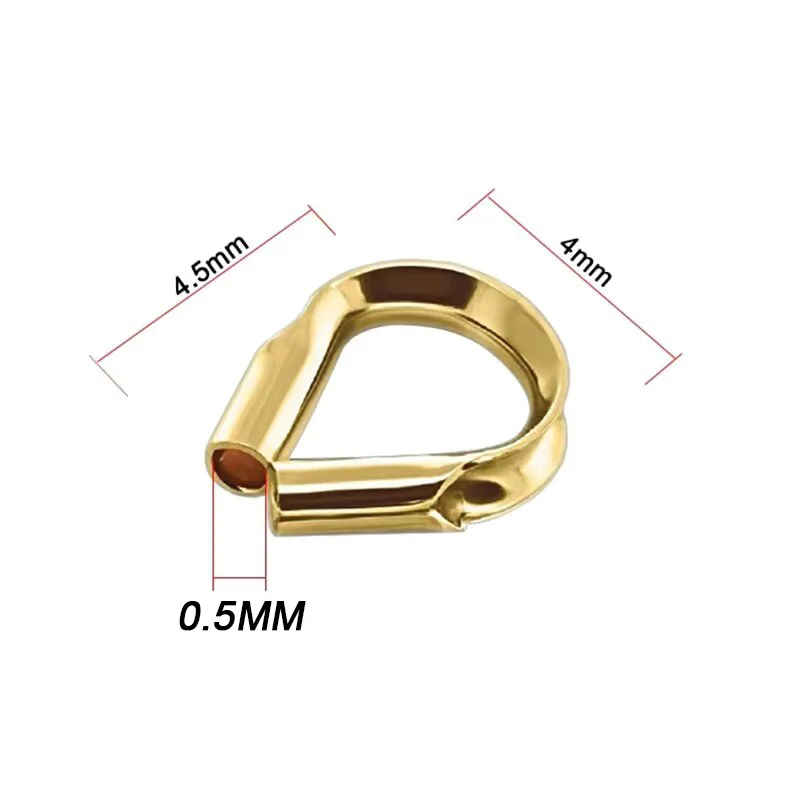 14K Gold Filled Kabel-Drahtschützer für Schmuckherstellung, handgemachtes DIY-Zubehör, Goldschmuckkomponenten – Detail 12