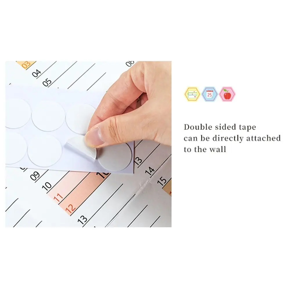 New Large 2026 Calendar Planner Sheet Schedule Sticker Planner Target Wall Calendar 365 Days Planner Sheet Office Supplies