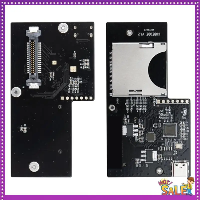 AA87 2 個 NGC ゲームキューブゲームコンソール V1.2 光学ドライブエミュレータ DVD エミュレータドライブなし SD2SP2/Sdgecko