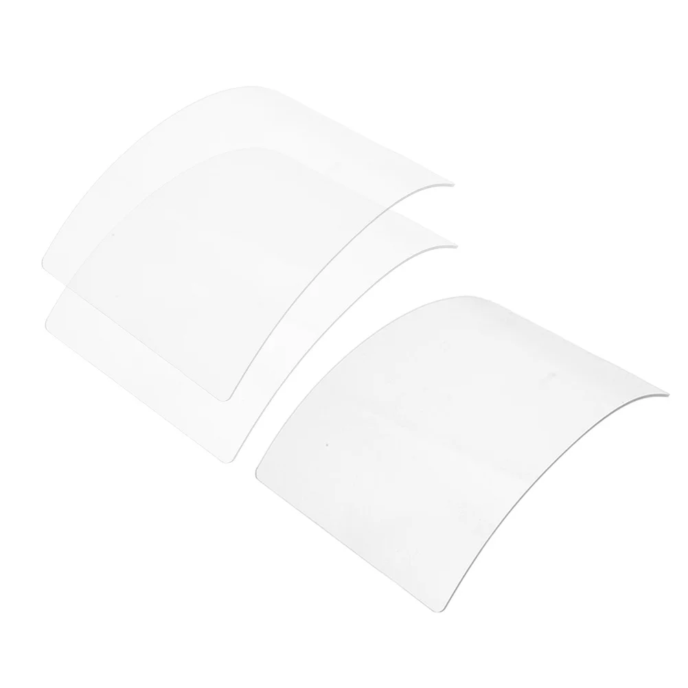 

3Pcs Sandblasting Hood Lens Protective Replacement Clear Scratch Resistant Lens Part for Sandblaster Mask Outdoor Work