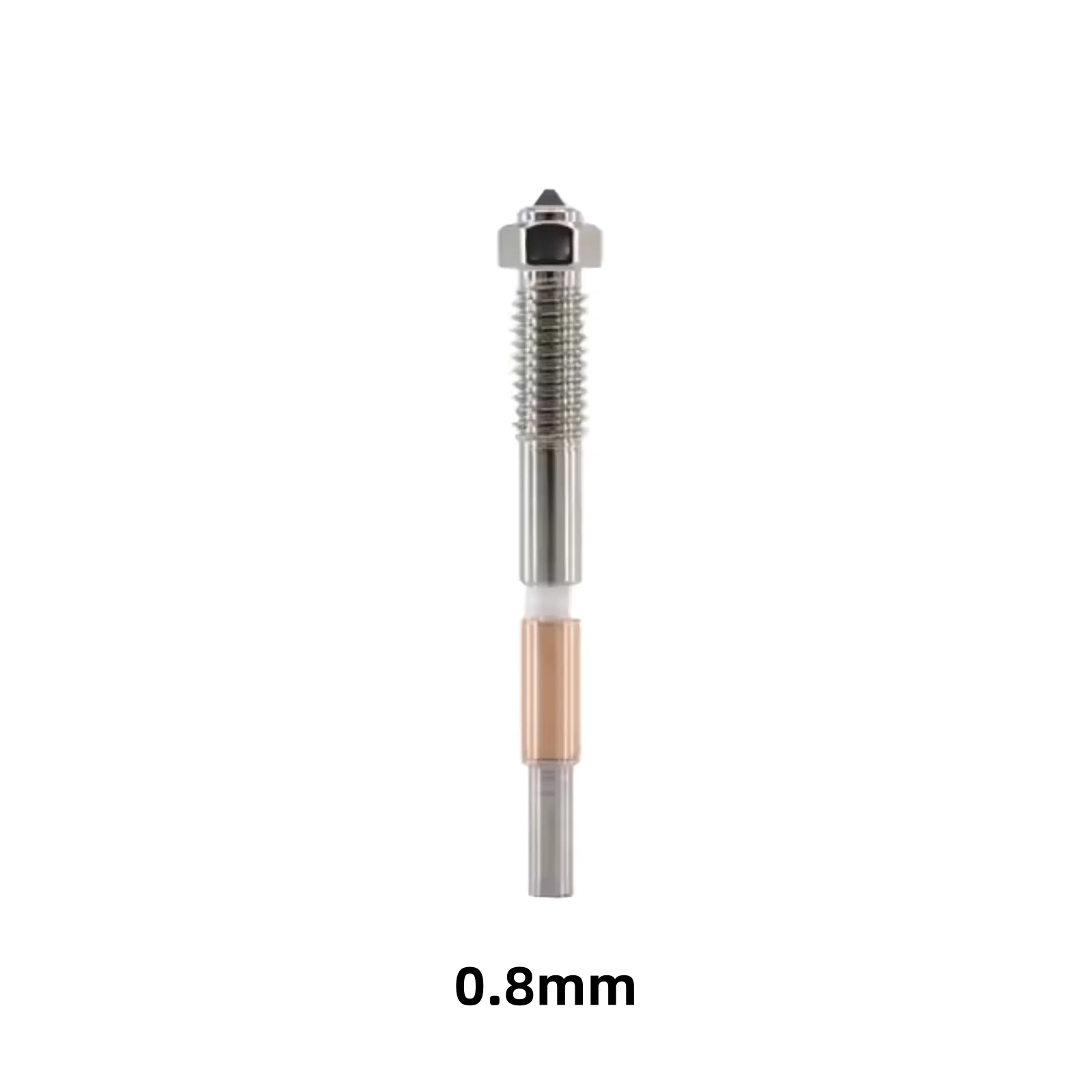Hot End para impresora 3D QIDI Q2 Combo, boquilla bimetálica de repuesto rápido de 0,2/0,4/0,6/0,8mm para piezas de actualización QIDI Q2 Hotend