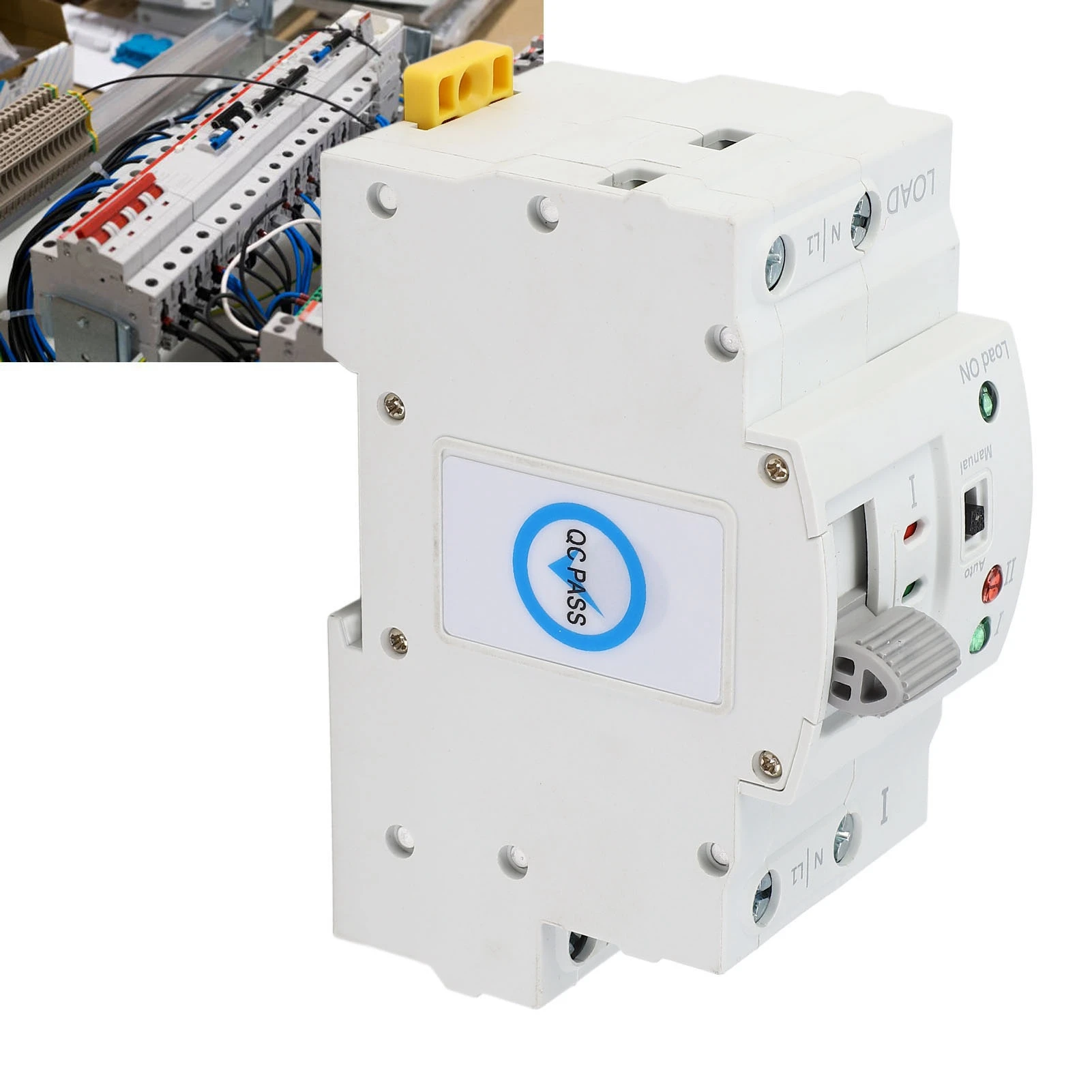 

2P Automatic Transfer Dual Power Automatic Transfer 2P 16A ATS Electrical Circuit Generator Changeover