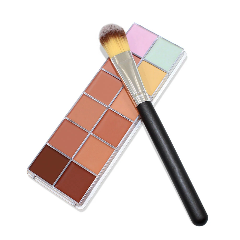 12 Colors Color Correcting Concealer Cream Palette Professional Camouflage Highlighting Makeup Foundation Concealer