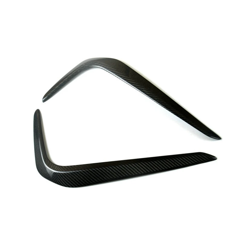 For BMW New 5 Series G30 G38 Special Front Fog Light Trim Front Bar Upper Wrap Angle Wind Knife Carbon Fibre