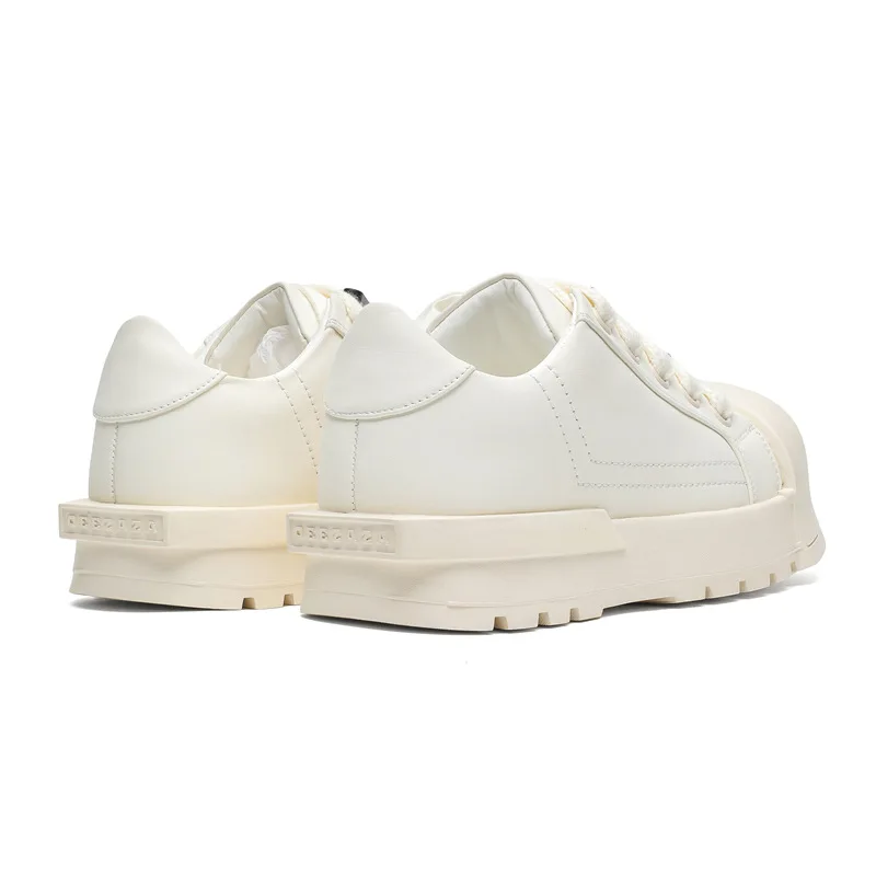 2025 Big Head Niche Board Men and Women Boots Couples Original Design Bread Thick Sole Heightening High Street Tide Shoes