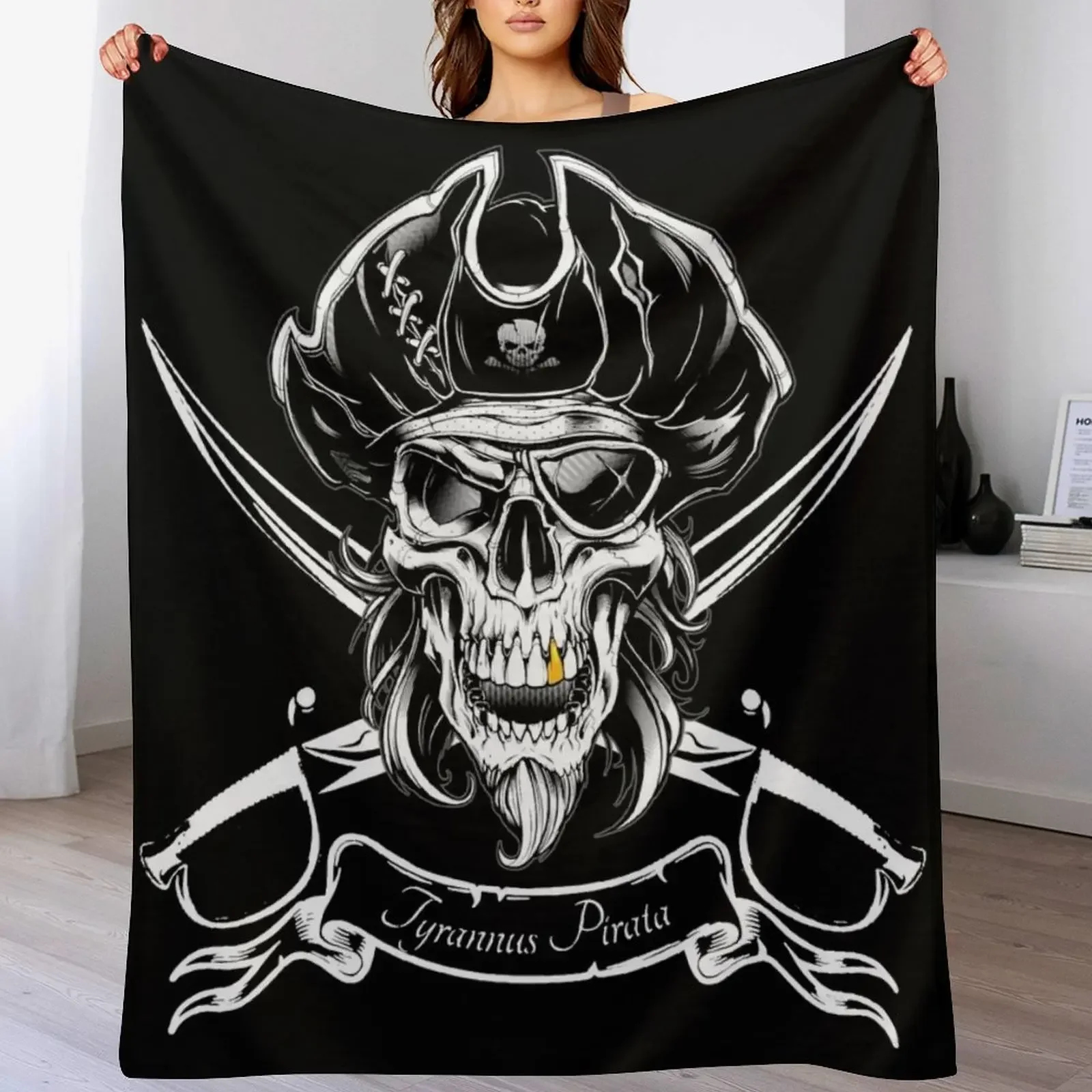 

Pirate Throw Blanket Warm Heavy Polar Thermal Blankets