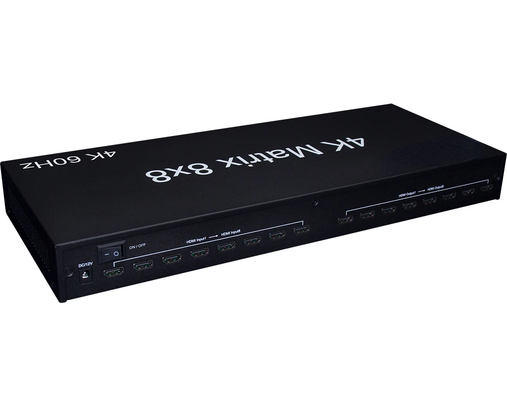 HD matrix 2.0 matrix switcher 8in 8out HD video matrix switching 4K60hz