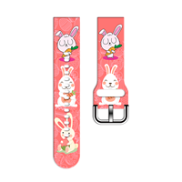 Sacred Easter Series Print Strap for Samsung Galaxy Watch 7/6/5/4, 20mm Universal Band Fits 40mm 44mm Xiaomi Huawei Amazfit