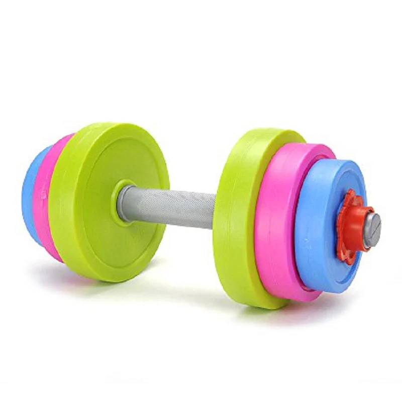 Children's Dumbbell Toy Sensory Training Equipment Children's Weightlifter Kids Toys Barbell Toy Set Dumbbell Toy Set