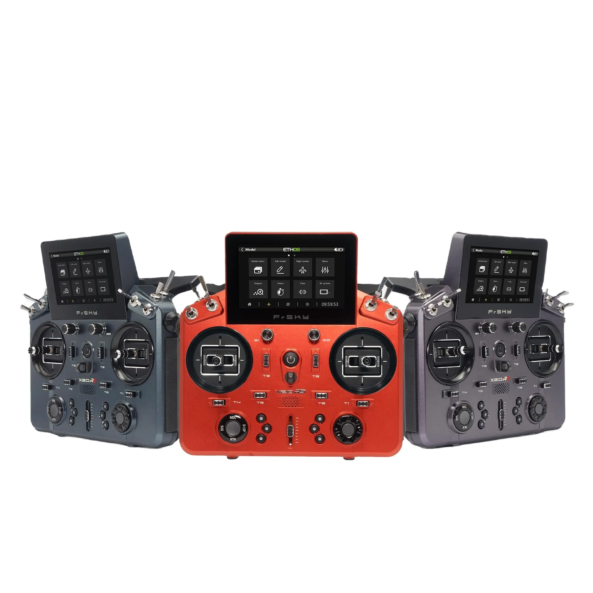 Hurtownia systemów FrSky ETHOS, pojedynczy pilot zdalnego sterowania X20R i X20RS, plastikowe części do dronów wyścigowych RC zasilanych bateryjnie.