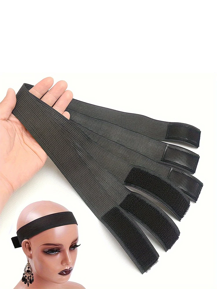 

Elastic Headband Wig Bands Lace Adjustable Fixed Bands for Wigs - 1/2/3/5 Pieces