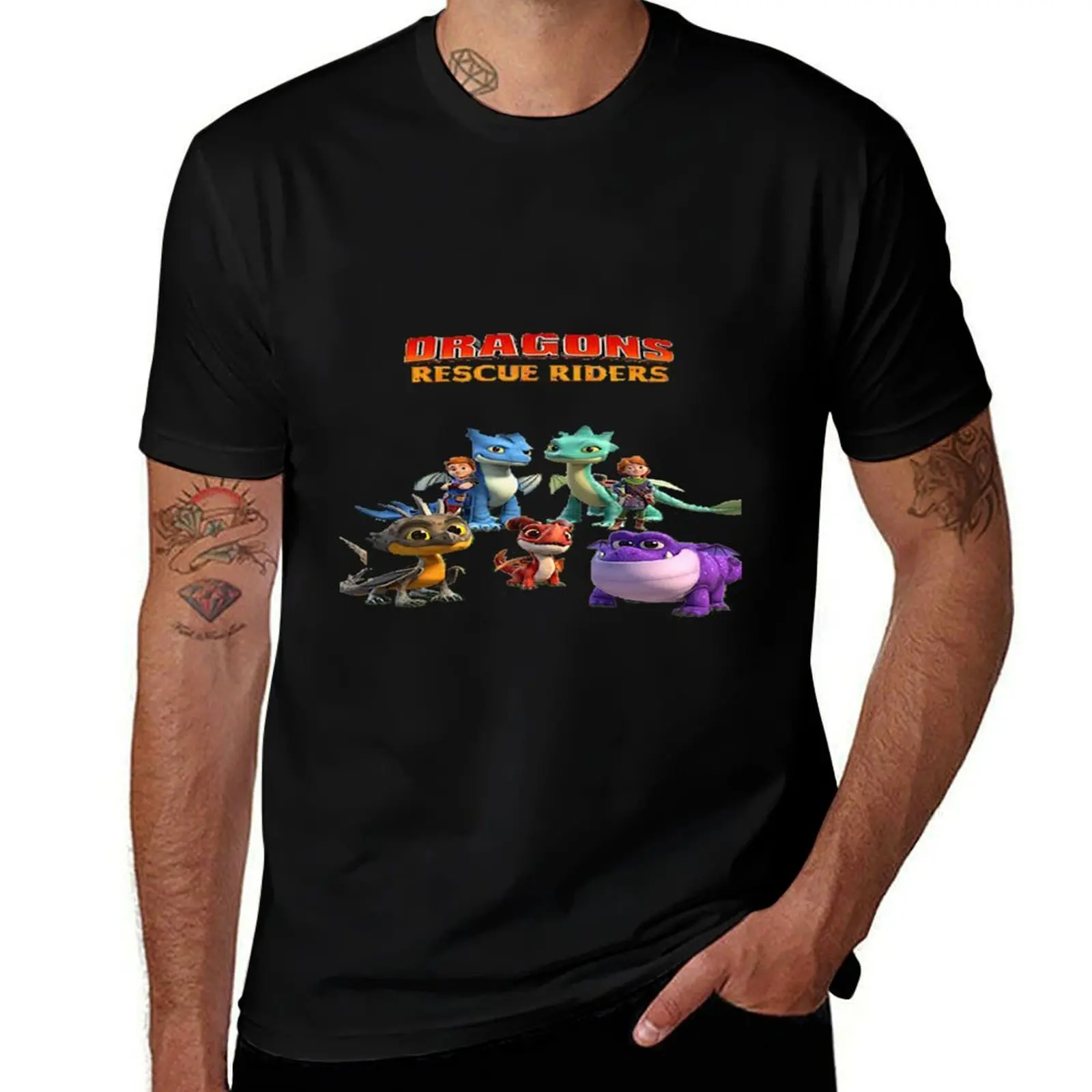 

Dragons Rescue Riders T-Shirt t shirts cotton 100% man t shirts for men casual T-Shirt