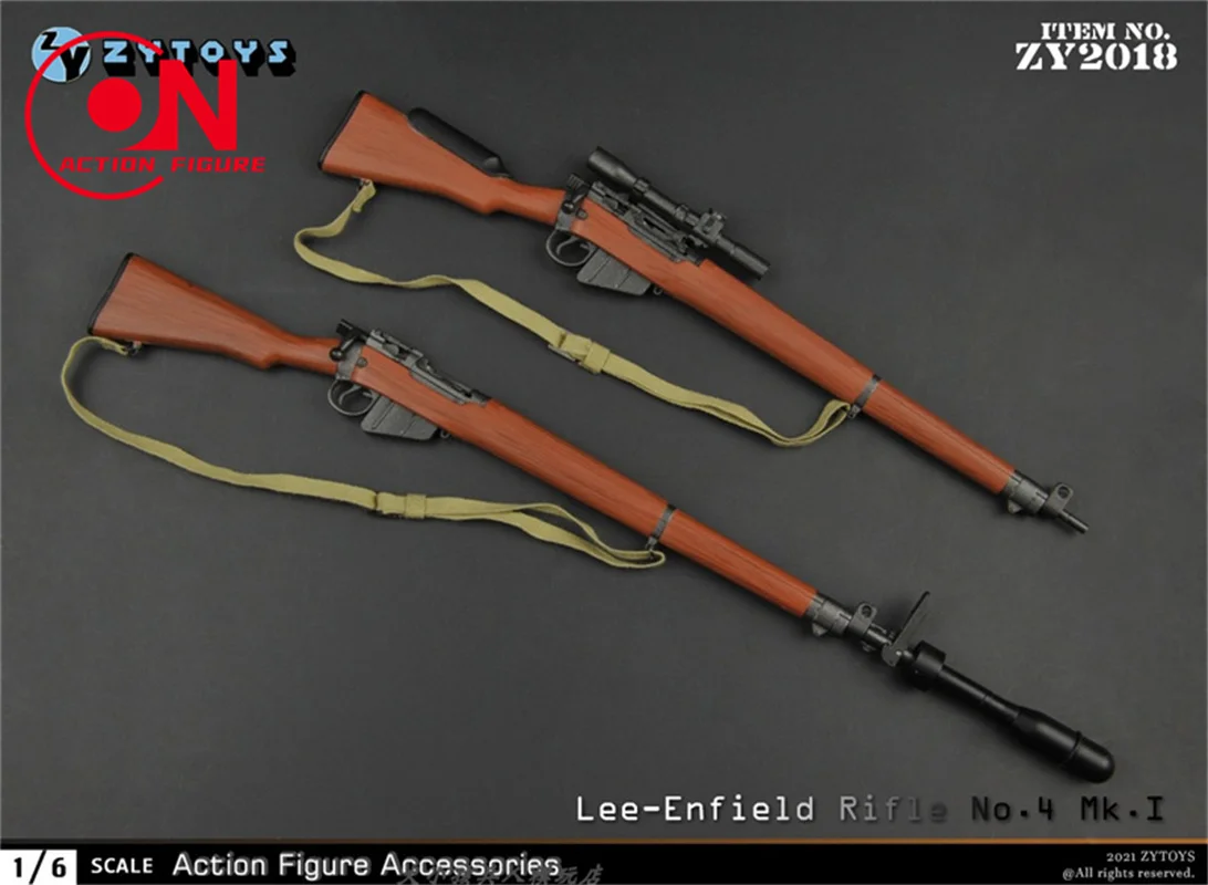 ZYTOYS ZY2015-ZY2019 1/6 بندقية قنص 98K نوع 99 M1 Garand NO4MKI M1891 بندقية نموذج المشهد الدعائم صالح 12 ''الجندي عمل الشكل #6