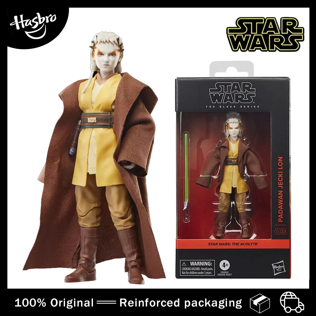 在庫あり-ハスブロ-スターウォーズ-ブラックシリーズ-パダワン-ジェッキー-ロン-15-センチメートルアクションフィギュアコレクション少年のおもちゃオリジナルモデル誕生日ギフト