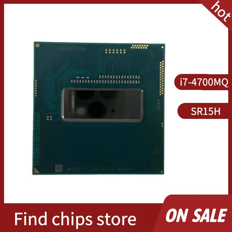 Core i7-4700MQ I7 4700MQ SR15H CPU Processor 6M 47W Socket G3 / rPGA946B