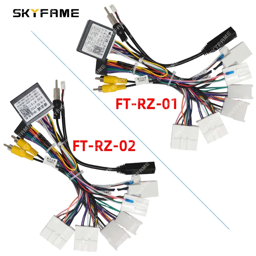 

SKYFAME 16Pin Car Wiring Harness Adapter Canbus Box Decoder For Toyota RAV4 C-HR Highlander Levin Corolla Camry Reiz Hilux CHR