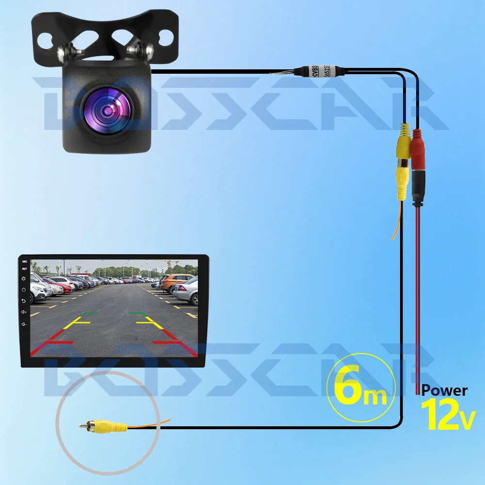 CCD Car Rear View Camera HD Reverse Parking Video Monitor Waterproof Backup Night Vision Lens Rear View Reverse Camera Car