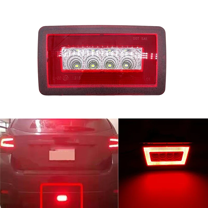 1 Pc 3-In-1 LED Rear Fog Light Tail Lamp Brake Lamp Backup Reverse Light for 2011-up Subaru Impreza WRX/STi XV Crosstrek