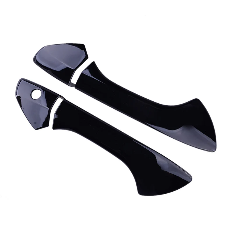 

1 Pair Car Front Left Right Glossy Black Side Door Handle Cover Trim Set Fit for Honda Accord Coupe 2008 2009 2010 2011 2012 ABS