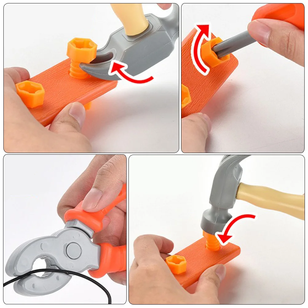 1Set Kinder Montage Mutter Schraube Kombination Pädagogisches DIY Tool Kit für Entwicklung Praktische Lernen Kinder