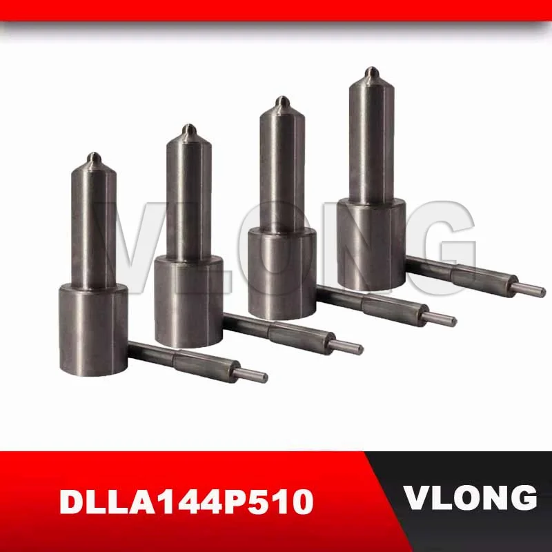 4PCS Fuel Injection Pump Spary Parts Injector Mouth Diesel Sparyer Nozzle Tips 0 433 171 366 DLLA144P510 For MIDR 06.23.56 A3