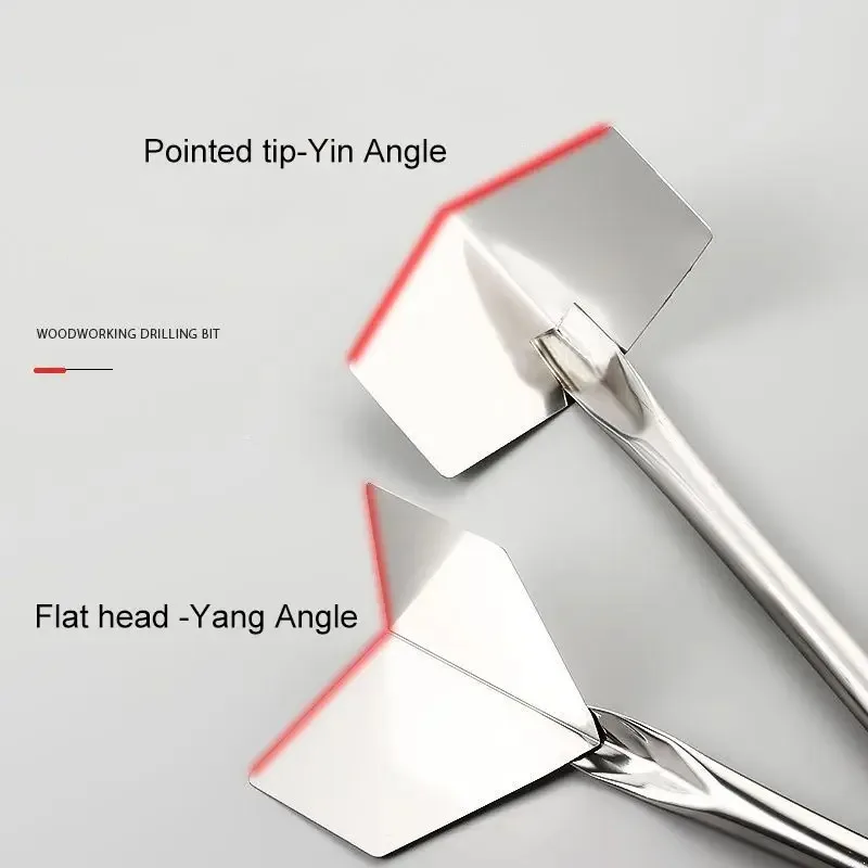 Aço inoxidável Pladur Putty Niveling Tool, Yin e Yang Angle Ferramentas de Construção de Gesso, Angle Puller Knife Limpeza de parede