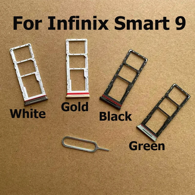 

Адаптер держателя лотка для SIM-карты для Infinix Smart 9, слот для устройства чтения SIM-карт, ремонт, запасные части