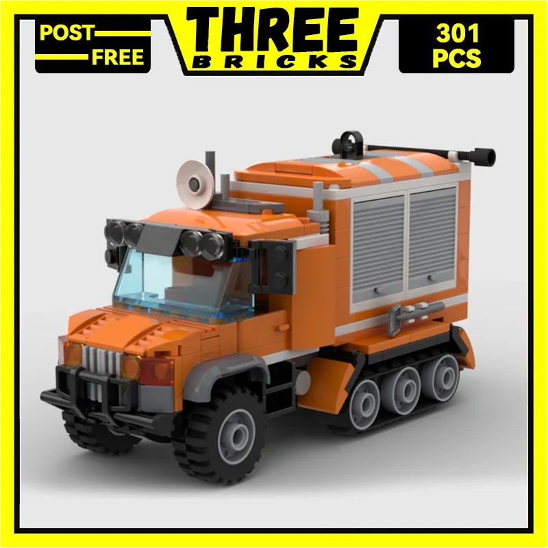 

Строительные блоки threebrwick Moc, модель автомобиля, серия Arctic Half Track, технология автомобиля, кирпичи «сделай сам», игрушки для детей, подарки, автомобили