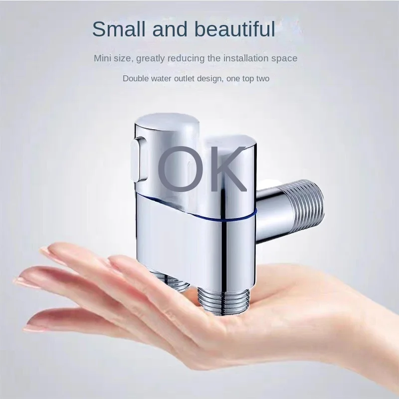 

Спутник для туалета с трехходовым угловым клапаном, пистолет-распылитель для стиральной машины из нержавеющей стали с двойным выходом, набор аксессуаров