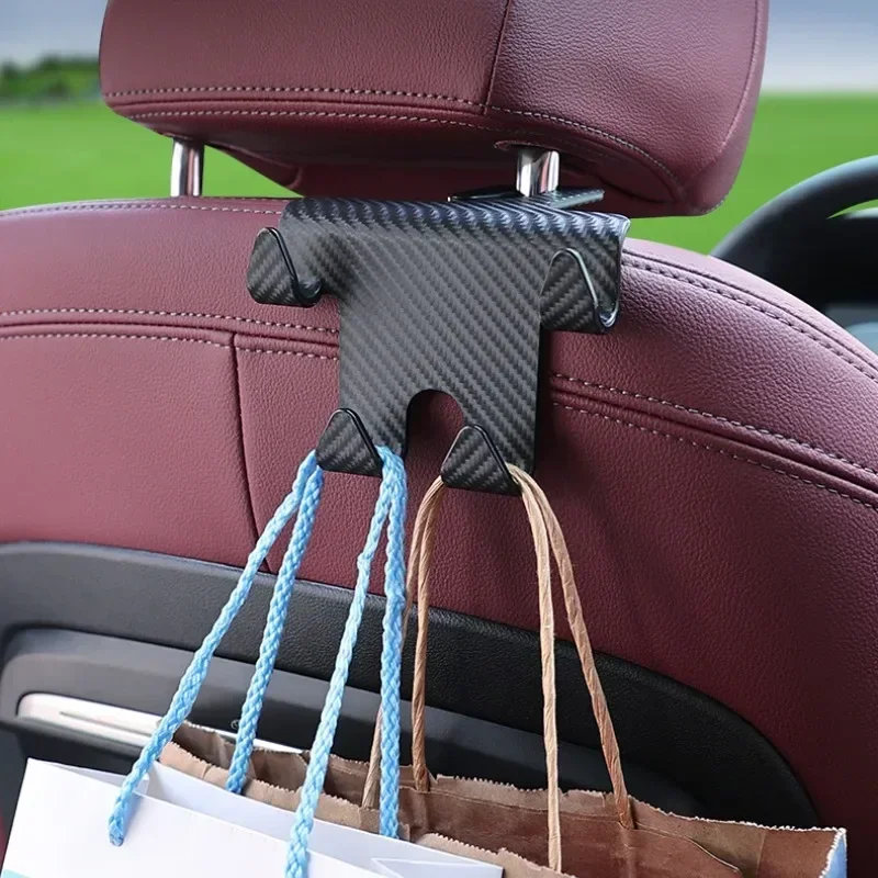 Car Seat Mobile Phone Hanger Seat Headrest Hook Headrest Organizer Car Seat Hanger for Handbag Purse and Coat 