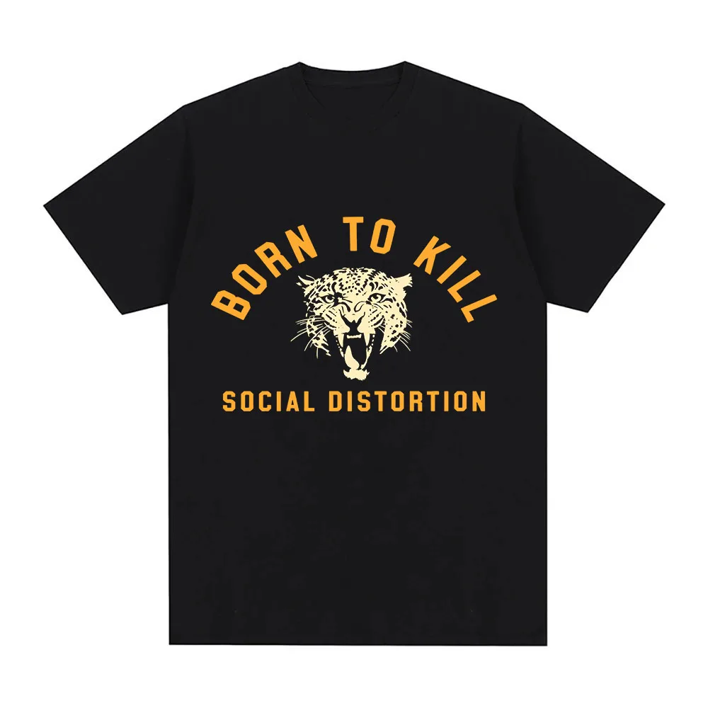 Social Distortion 2026 Tour Cotton Graphic Print T-shirt Fashion Women Men Unisex Casual Loose XS-2XL Tee Round Neck Tops Summer
