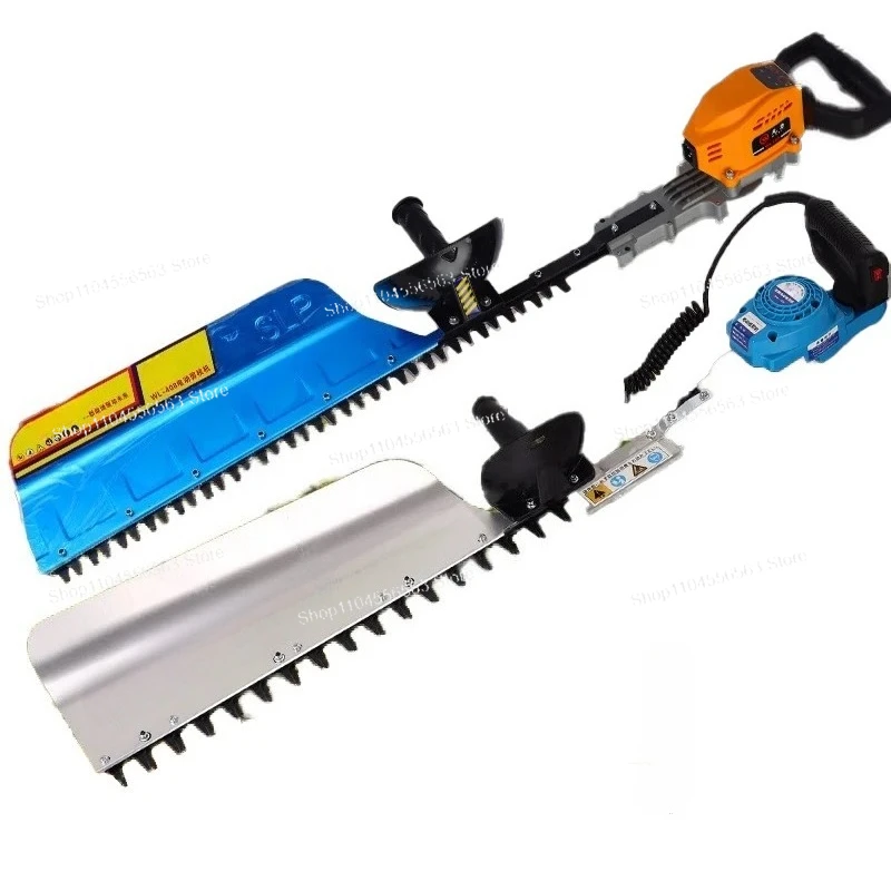 2 IN 1 Electric Hedge Trimmer Cordless Portable High Power Household Lawn Mower Rechargeable Pruner Weeding