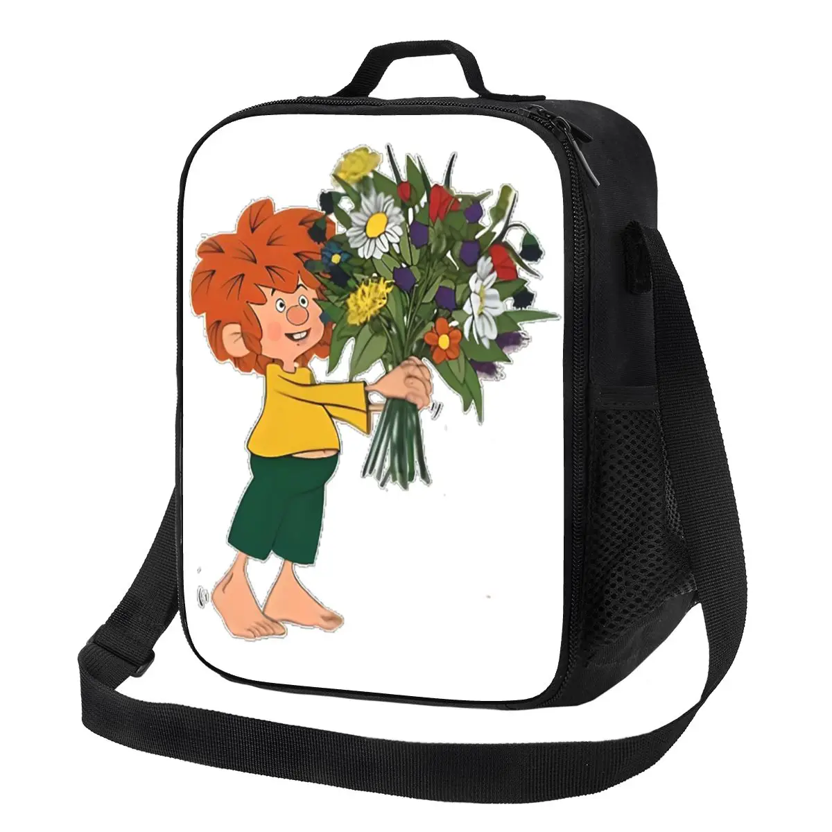 

Pumuckl Halt Blumen изолированная сумка для обеда для женщин, коробки для хранения еды для пикника, герметичный контейнер-холодильник, термобокс для обеда, сумка