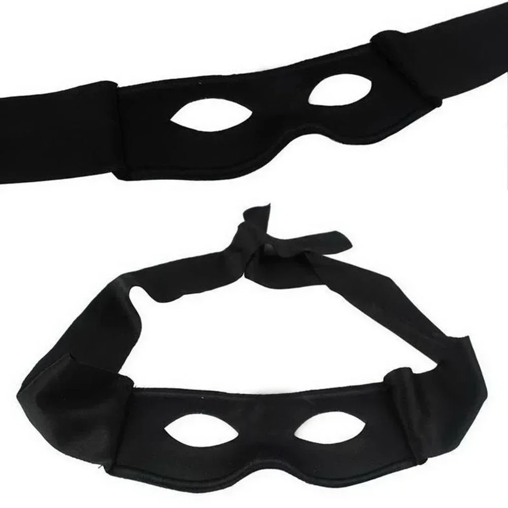 Halloween Cosplay Mask for Men Ninja Bandit Lone Ranger Style Costume Party Carnival Prom Masquerade Black Eye Wholesale