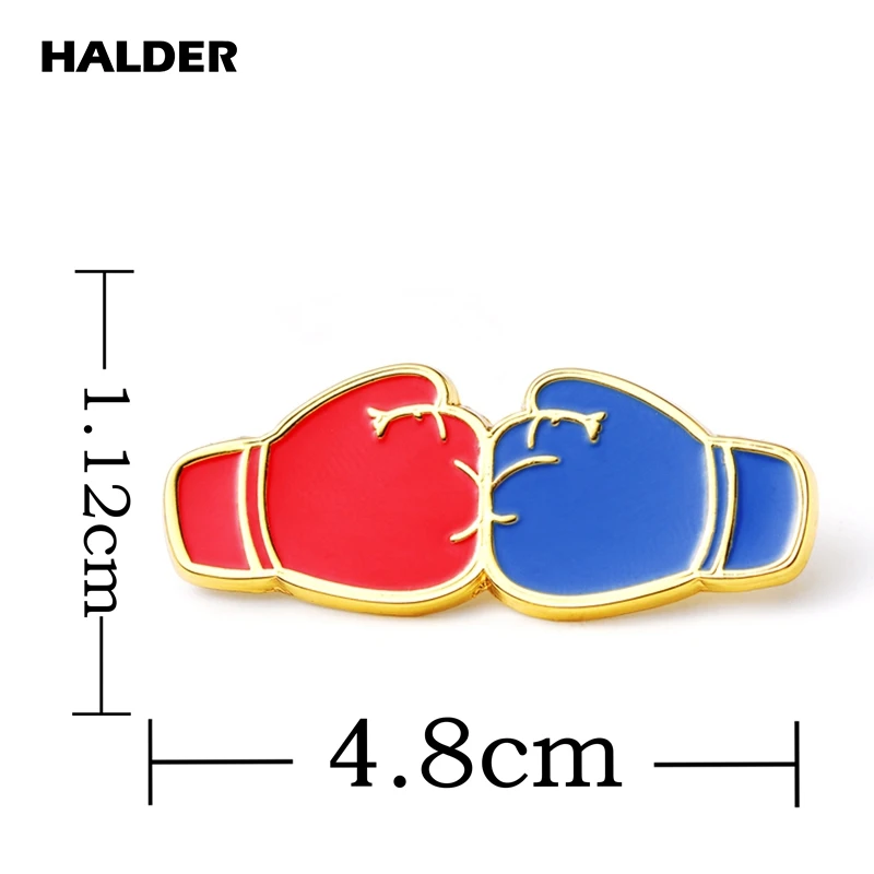 HALDER Sports Enamel Pins Bowling Badge Boxing Gloves Pin Gym Sports Boxing Club Bag Clothes Badges Jewelry Gift For Women Men