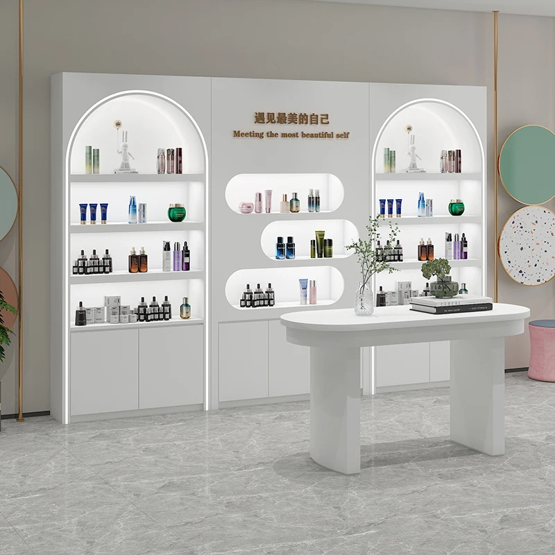 

Paint Cosmetics Display Cabinet Nail Polish Product Cabinet Wedding Gift Gift Showcase Skin Care Products