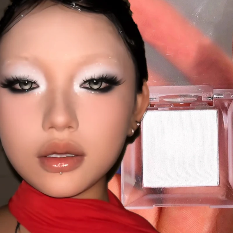 Mat Zwart Wit Oogschaduw Palet Natuurlijke Monochroom Langdurige Fleuren Zijderups Markeerstift Oogschaduw Primer Ogen Make-up