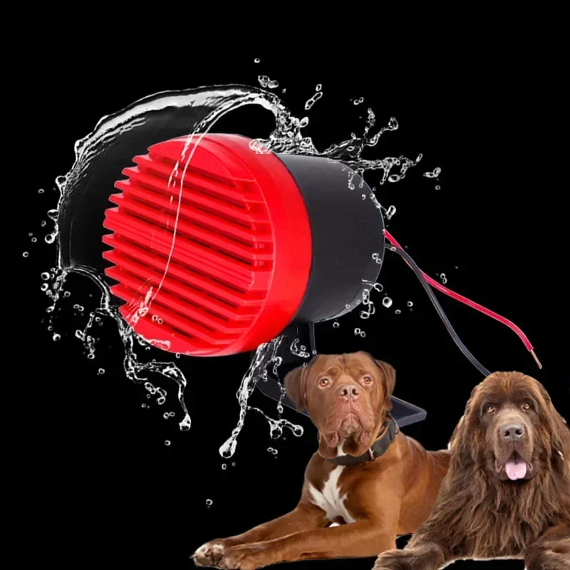 Funny Dog Barking Speaker Car Horn Universal Dogs Sound Motorcycle Battery Auto Modified Horn Voltage 12V-80V Electric Horn
