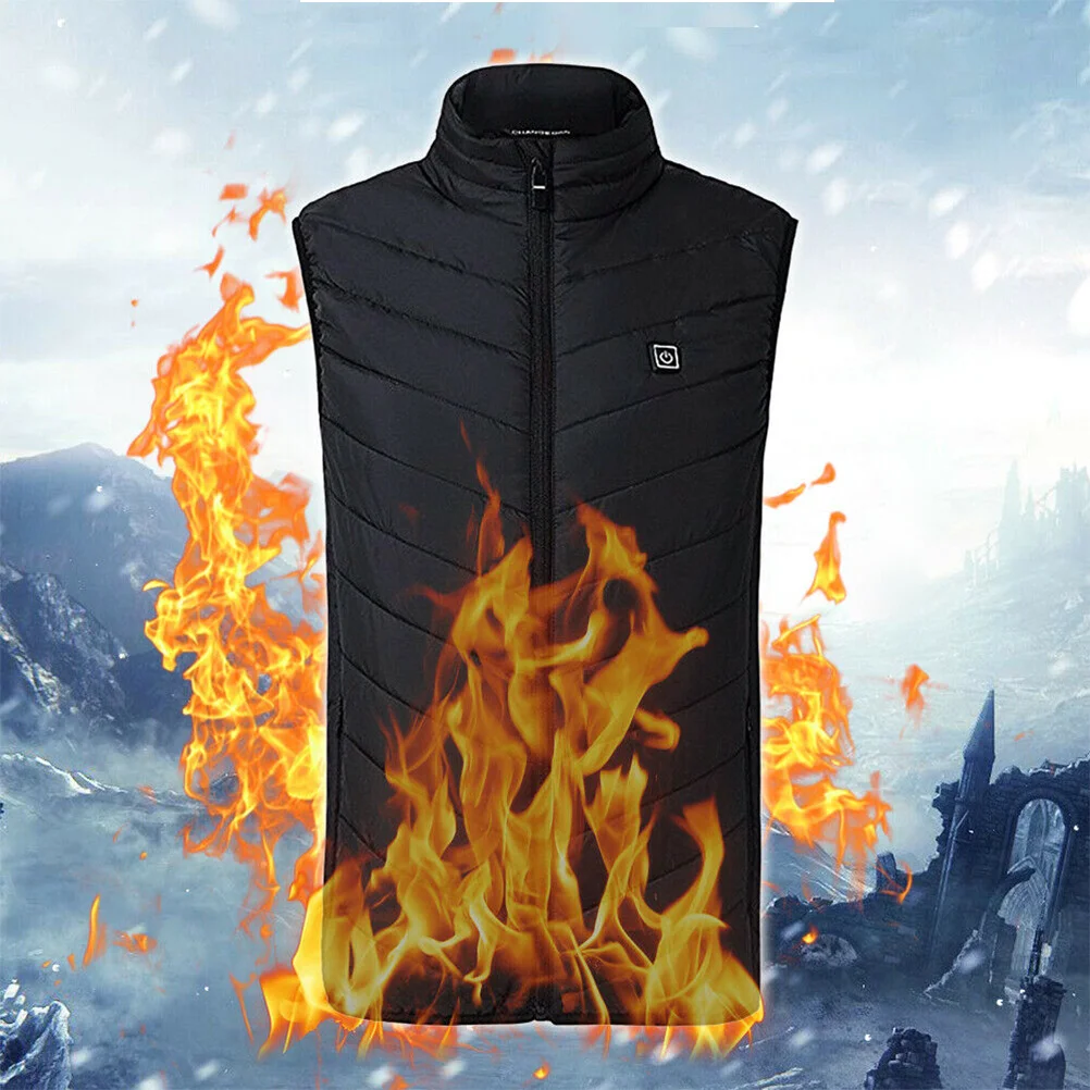 

Warm Jacket Vest Heating Men Stand Charging Heated USB Vests for