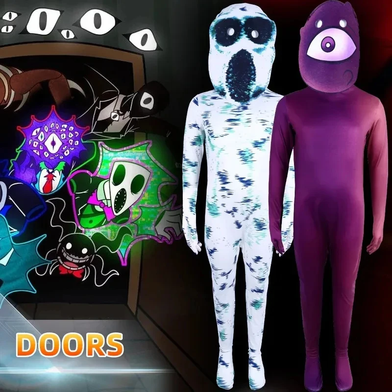 

♥AA Halloween Game Doors Role Play Boys Girls Dress Up Suit Kids Monster Ambush Eyes Cosplay Costumes Child adult Jumps New 2026