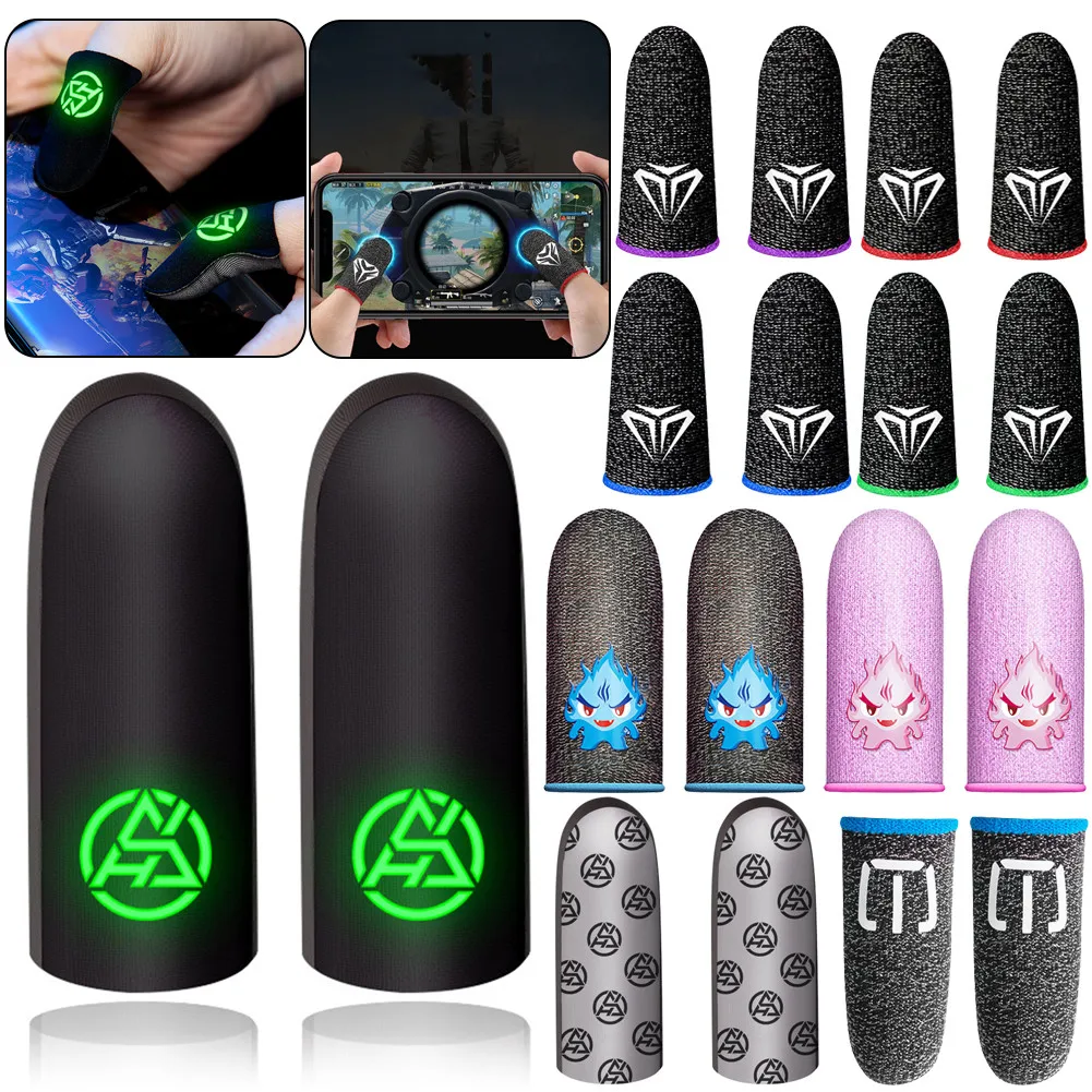 

Светящийся чехол на кончики пальцев для PUBG Gaming, потостойкий нескользящий чехол для мобильных игр