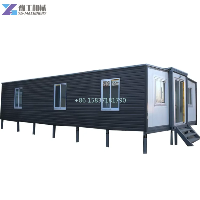 Mobile Tiny Home Portable Living Container House Australia Expandable Container House Custom Folding Double Wings Folding House