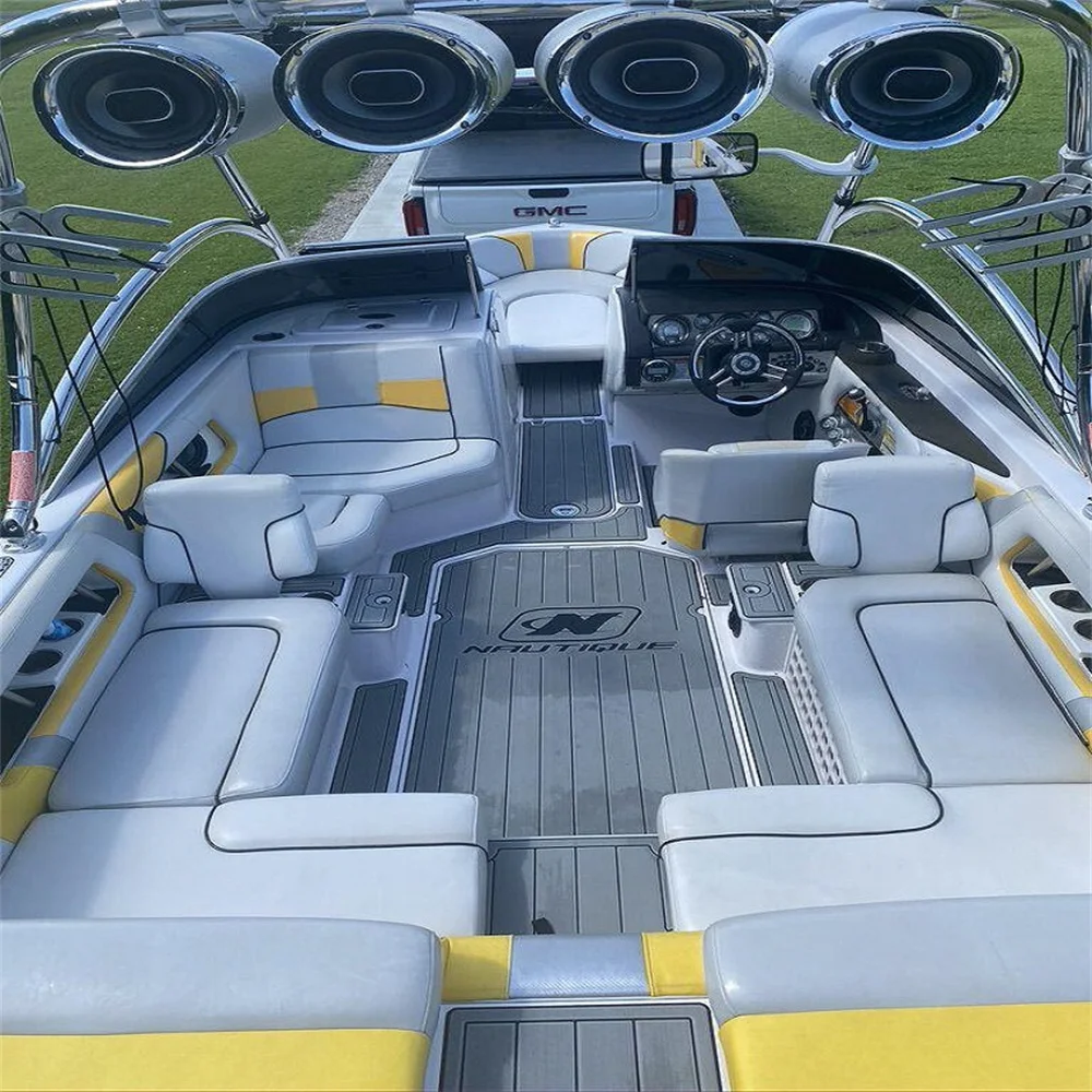 

2008 Nautique Super Air 230 Swim Platform Cockpit Boat EVA Foam Teak Floor Pad SeaDek MarineMat Gatorstep Style Self VYIJK