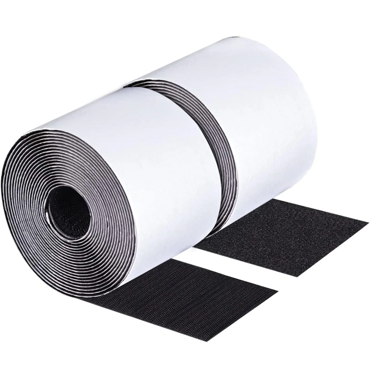 

50mm Strong Self Adhesive Hook and Loop Fastener Tape Magic Nylon Sticker Velcros Strip with Glue for Home DIY Craft 1/3/5meters