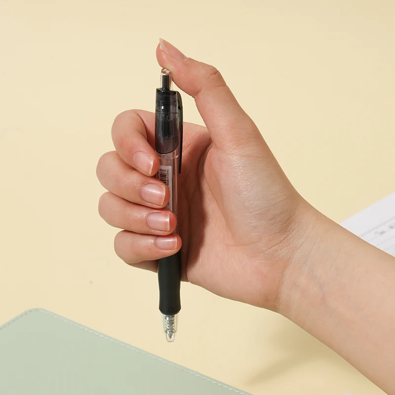 مجموعة أقلام جل قابلة للسحب من ديلي 0.5 ملم طرف رصاصة أسود أزرق أحمر 3 ألوان حبر مكتب مدرسة الكتابة أقلام حبر جل #6