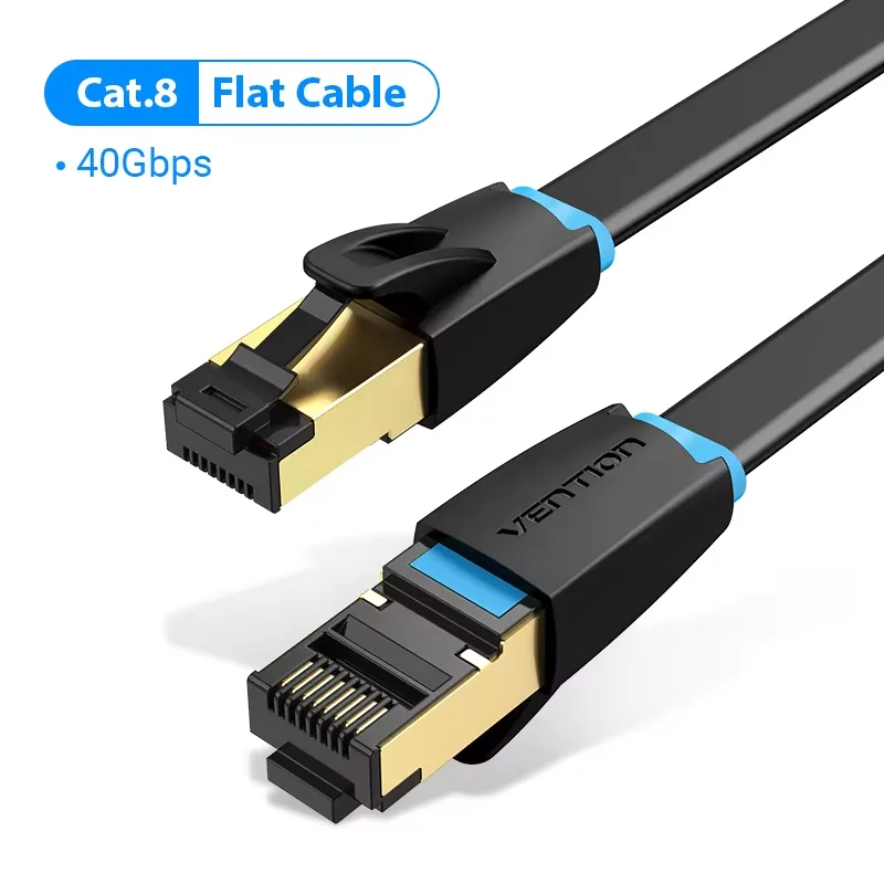 Vention Cat8 イーサネットケーブル SFTP 40Gbps 2000MHz Cat 8 RJ45