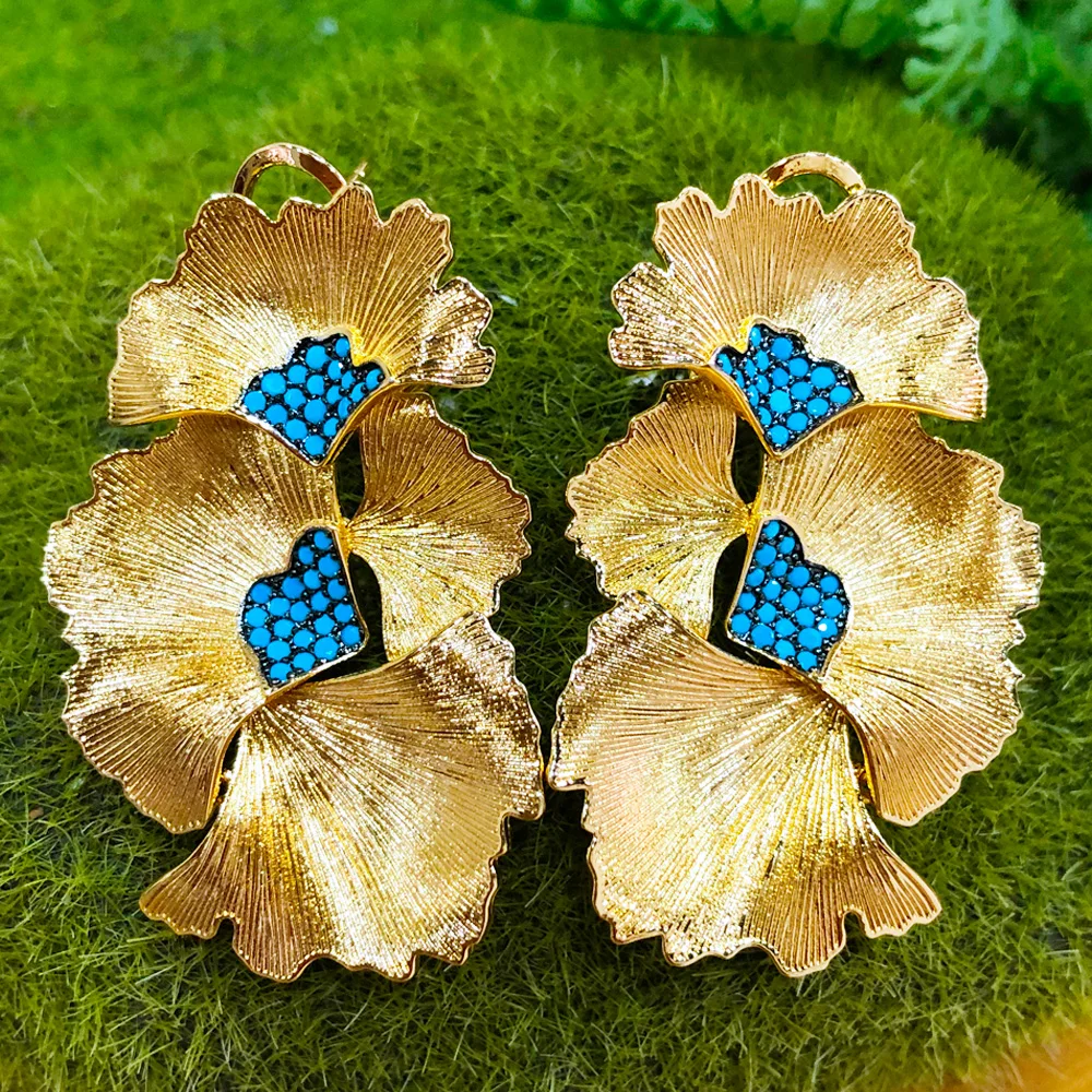 

Missvikki 2025 Lucky Cross Charms Long Statement Dangle Earrings for Women Wedding Fashion Cubic Zircon Bohemia Jewelry