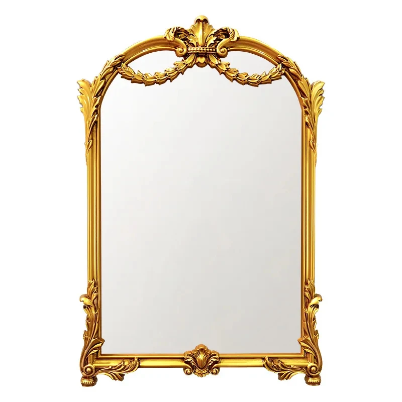 custom.European-Style Soft Glass Mirror Home Decor American Wall Entrance Dining Side Corridor Wall Decoration Modern De
