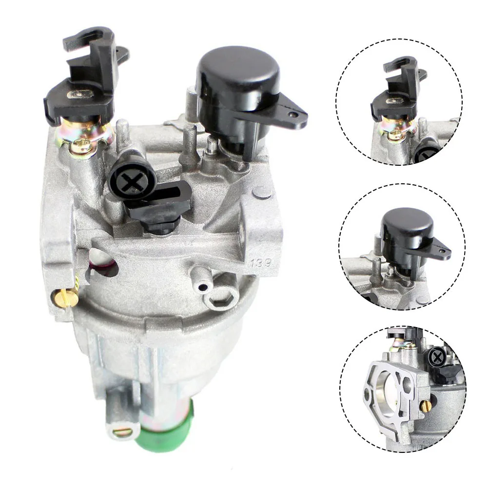 

Carb Carburetor Mount Set Parts 11HP Generator High Performance Kit Lawm Mower 16HP Engine For Industrial 8500