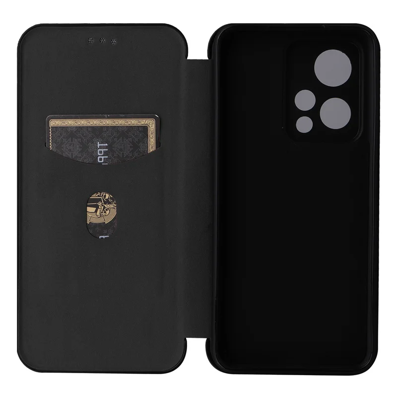 Suitable for Honor 90 GT Simple Carbon Fiber Self-Adhesive phone case Honor 90 GT MAG-AN00 Flip Magnetic Wallet Case